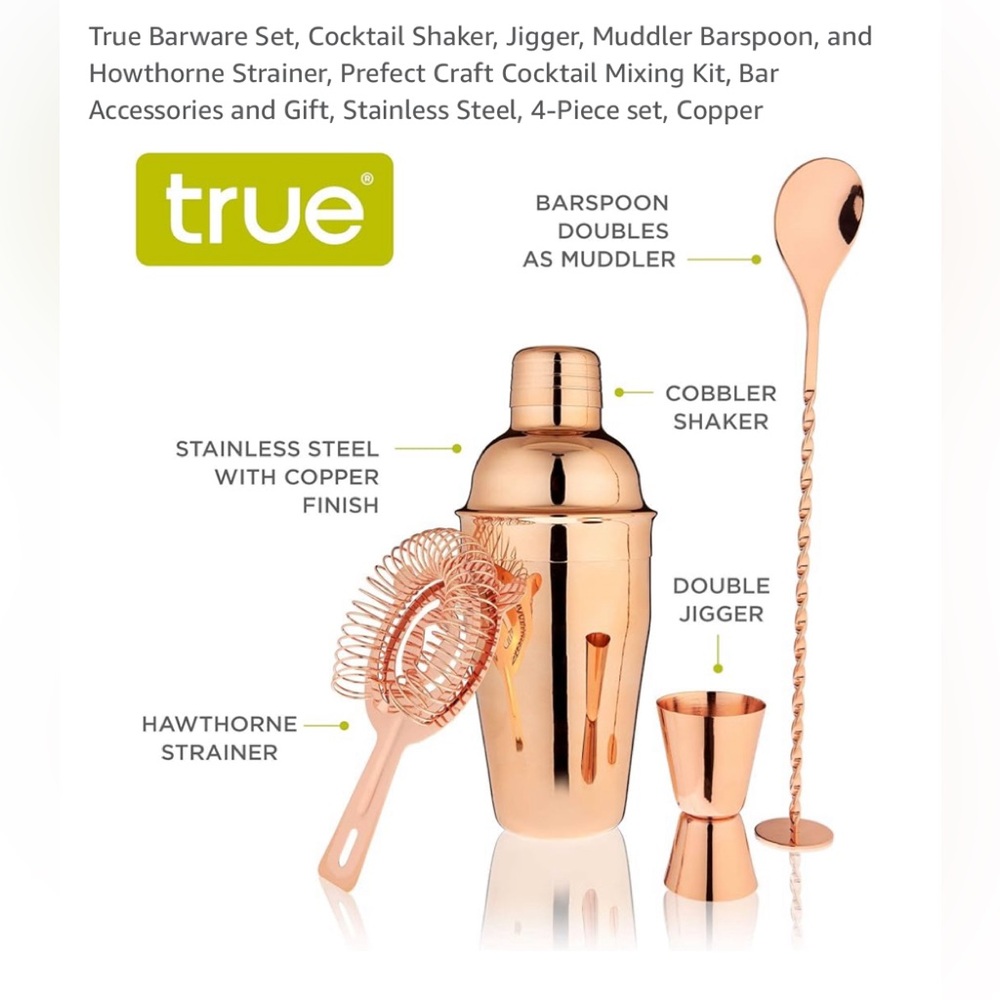 True bar set new in box